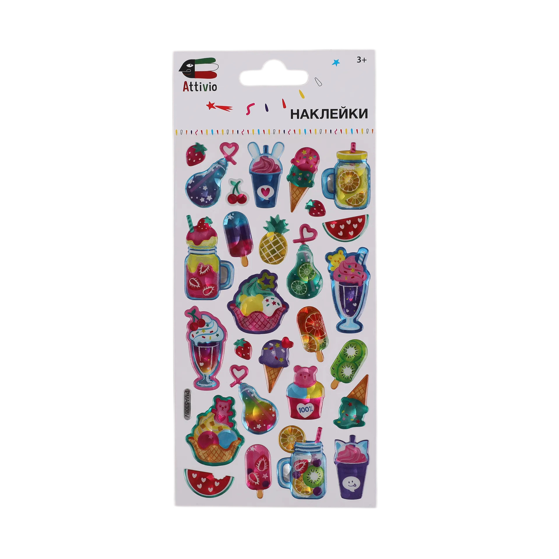 Наклейки Attivio Напитки и Вкусняшки - фото 1