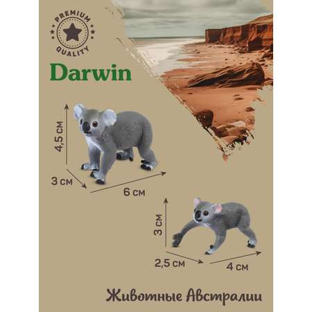 Фигурка DARWIN Животные Коала с малышом