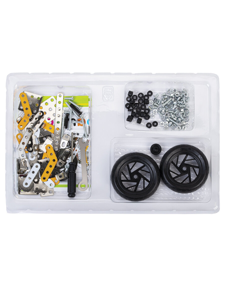 Конструктор BAMBOX Мотоцикл металлический 162 дет. - фото 7