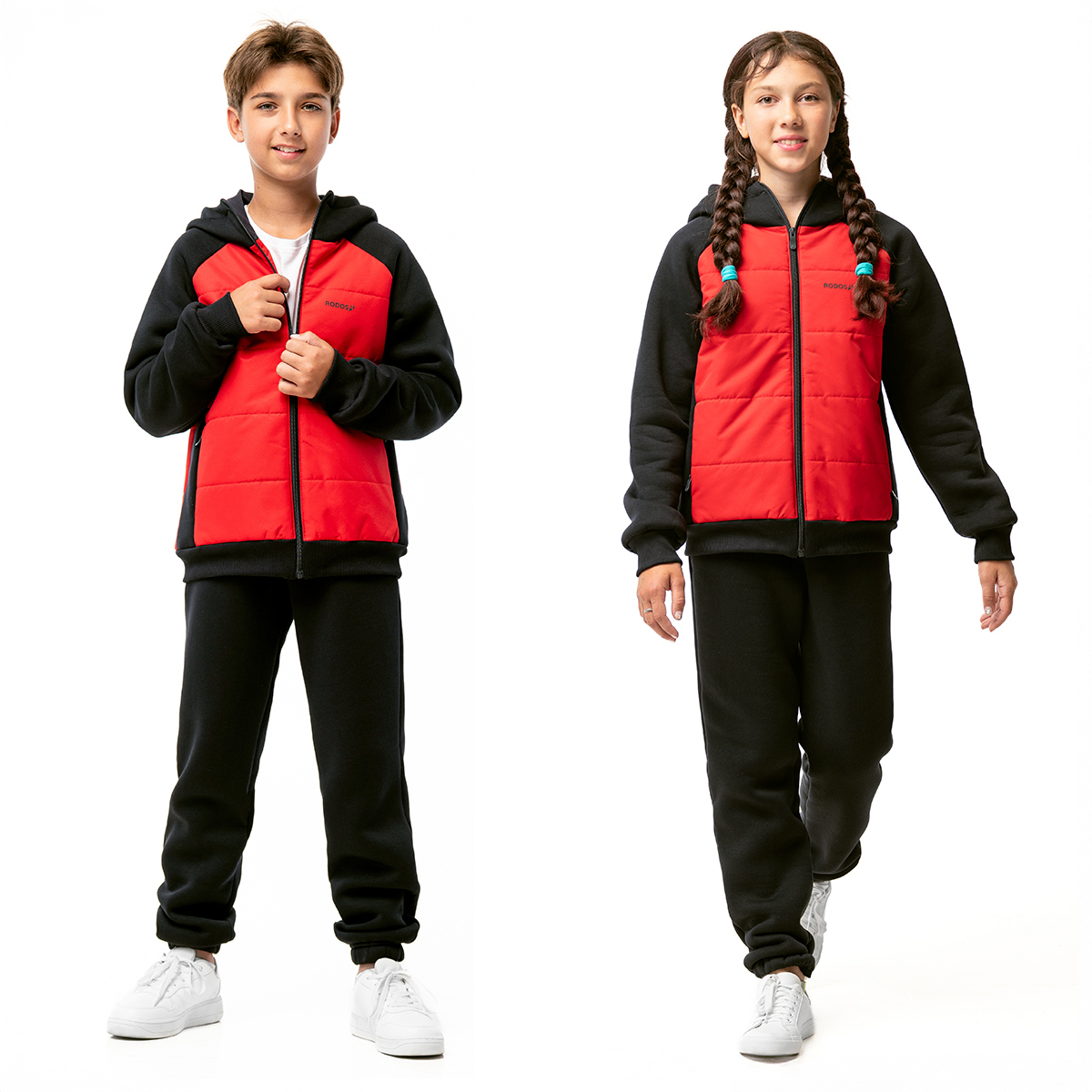 Спортивный костюм RODOS М-286/1/красный_черный - фото 3