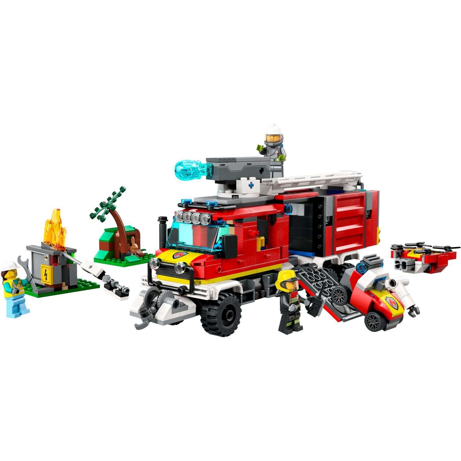 Конструктор LEGO City Машина пожарная блочный - фото 3