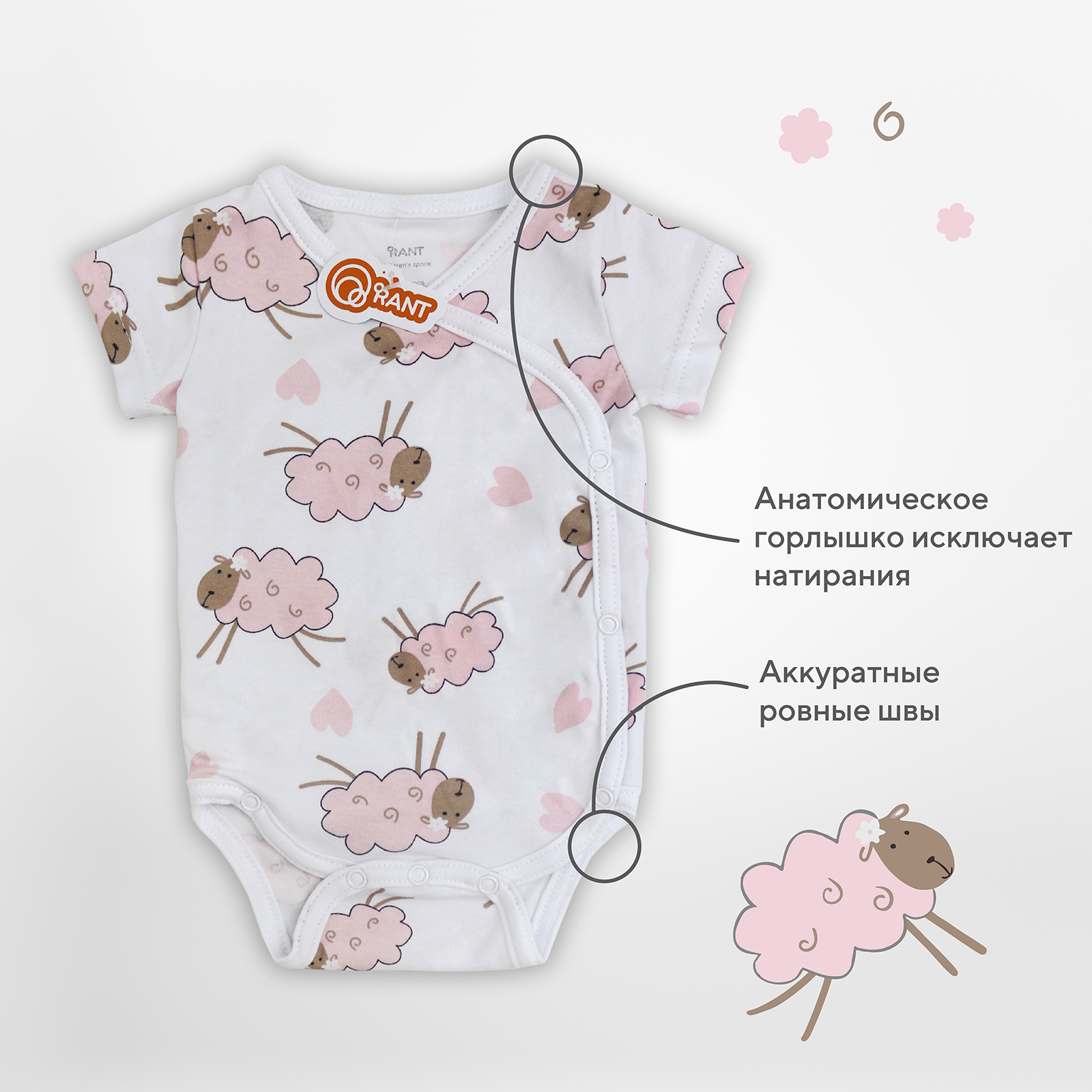Боди 3 шт Rant Basic 4670078651730 - фото 4