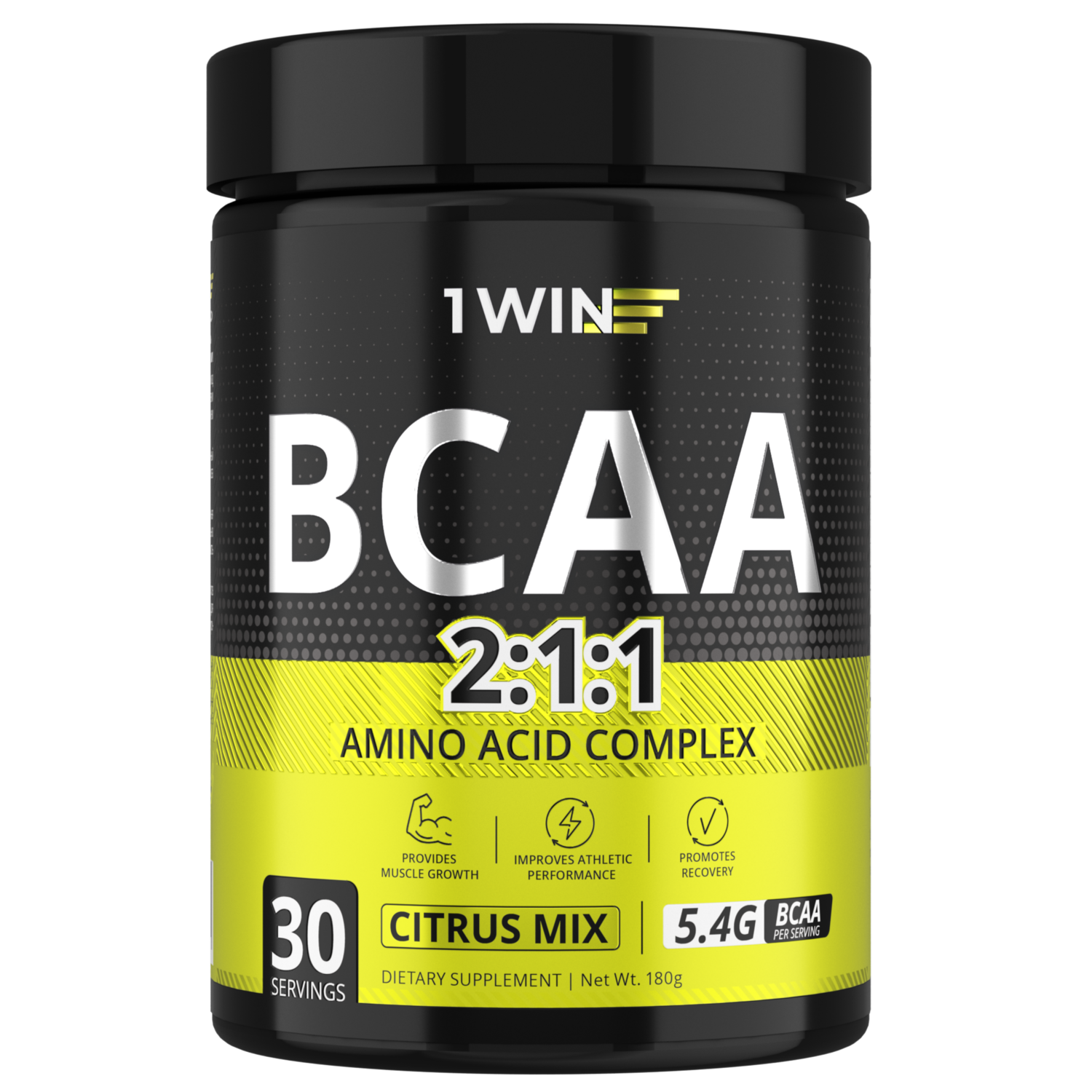 Аминокислотный комплекс 1WIN BCAA 2:1:1 Цитрусовый микс 180г - фото 1