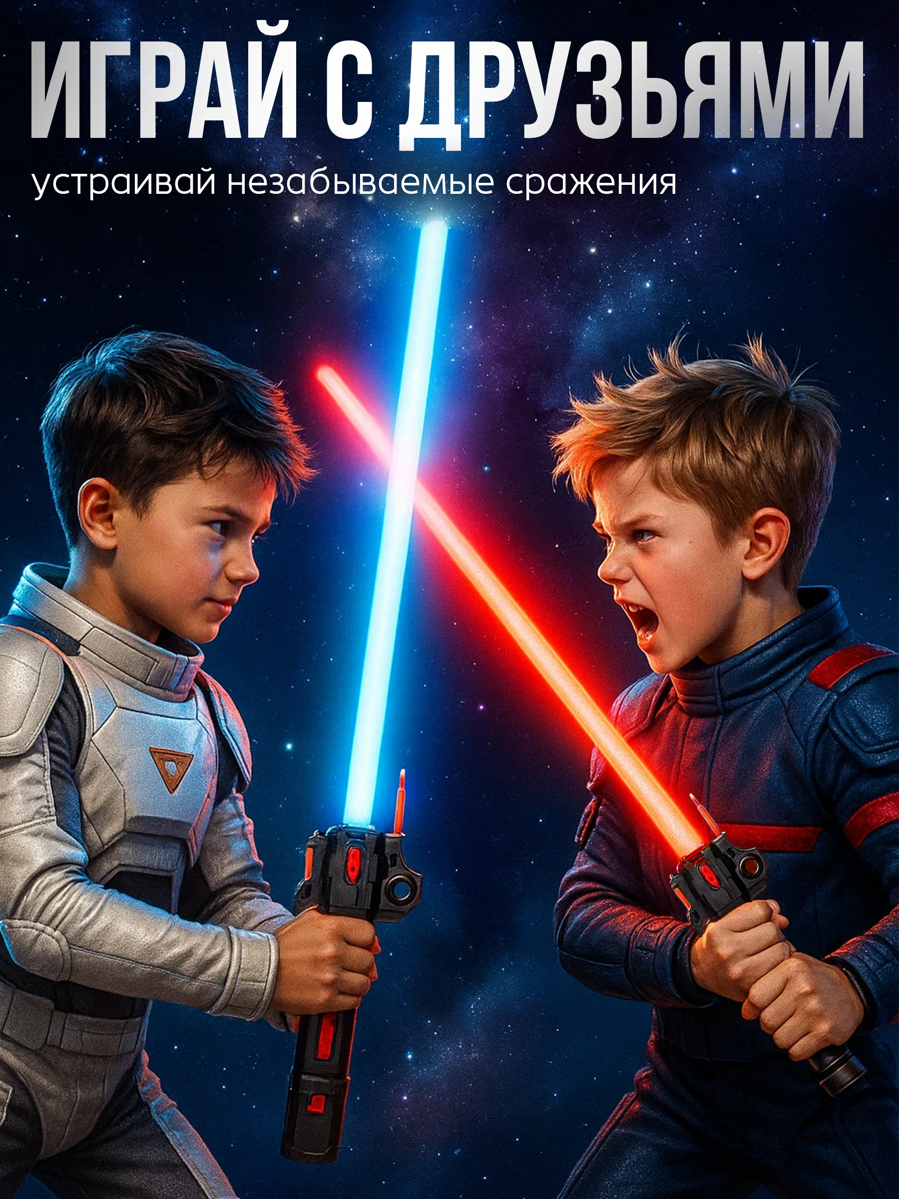 Катана BAZUMI Лазерная светящийся складная - фото 4