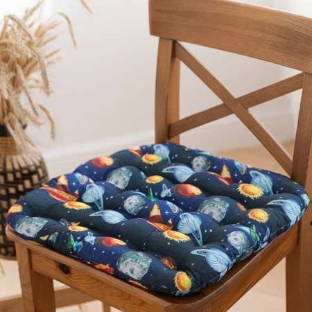 Подушка на стул BIO-TEXTILES небо с лузгой гречихи