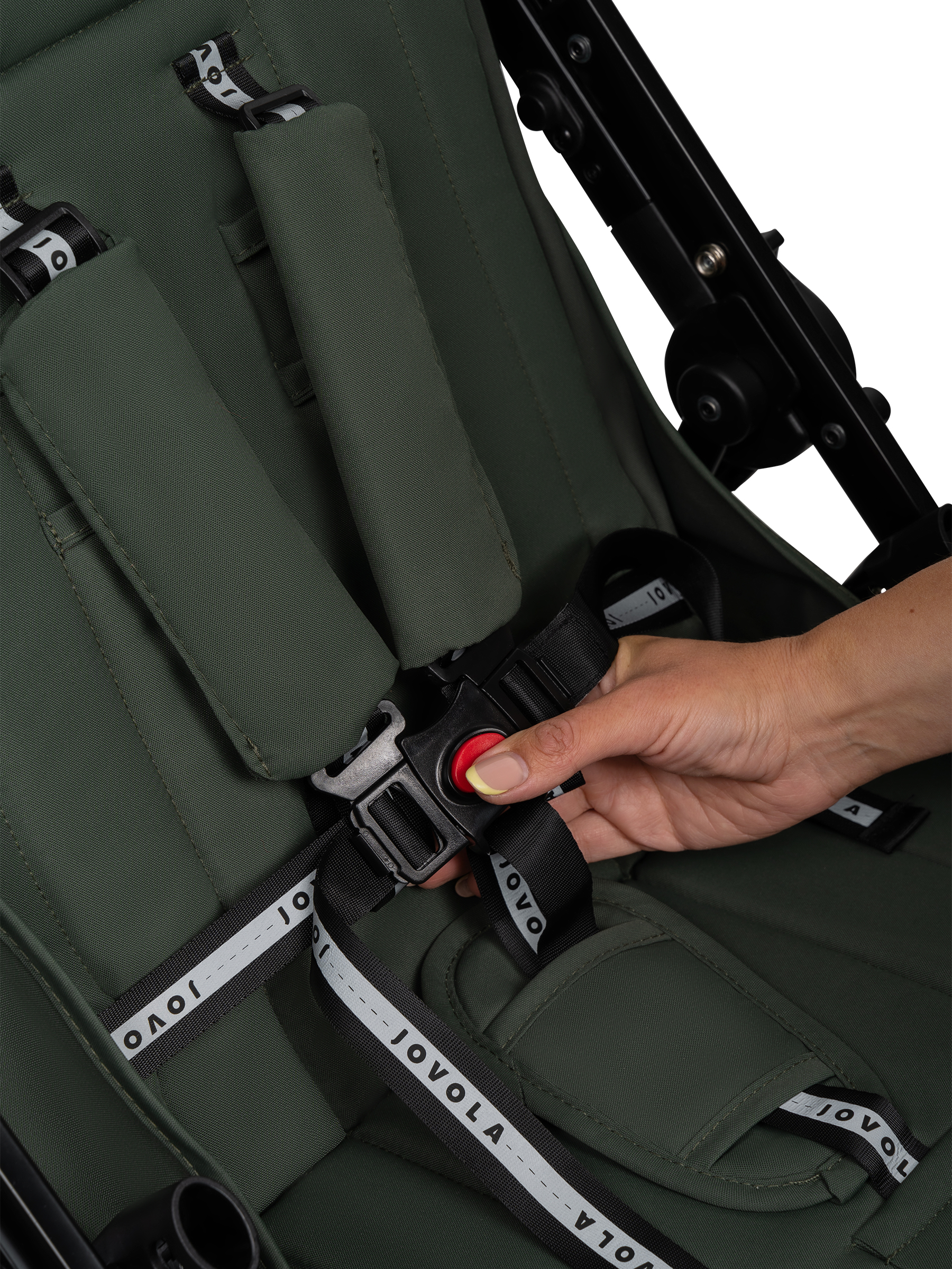 Коляска прогулочная JOVOLA Magma Plus зеленый - фото 27