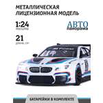 Автомобиль АВТОпанорама BMW M6 GT3 1:24