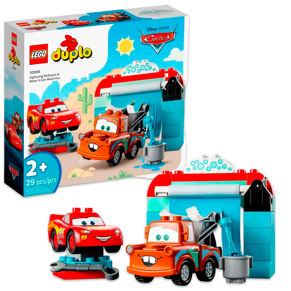 Конструктор LEGO DUPLO Молния МакКуин на автомойке 29 дет. - фото 1