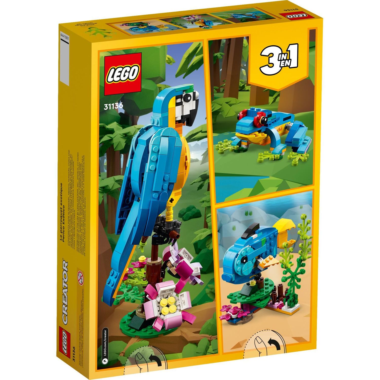 Конструктор LEGO Creator Exotic Parrot блочный - фото 9