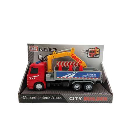 Автокран Play Smart Mercedes Манипулятор 1:50 в ассортименте