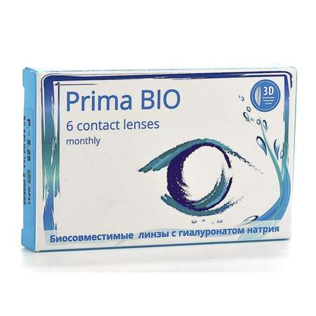 Контактные линзы OKVision Prima BIO 6 шт R 8.8 -1.50