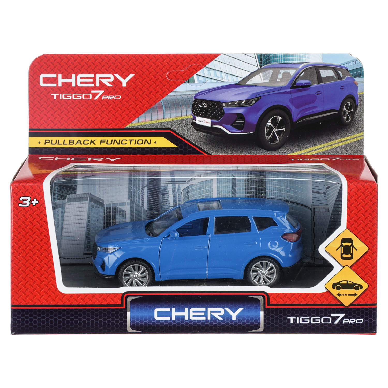 Автомобиль Huada Toys Geely Синяя 410579 - фото 6
