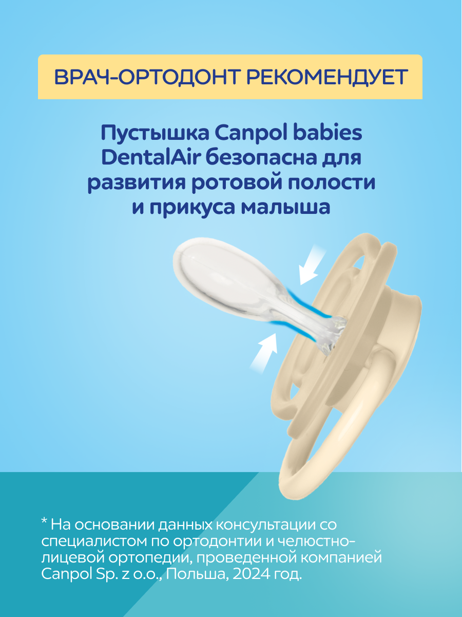 Пустышка Canpol Babies силикон - фото 4