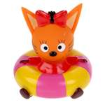 Игрушка для купания Играем вместе Три кота Капитошка Карамелька на круге 300707