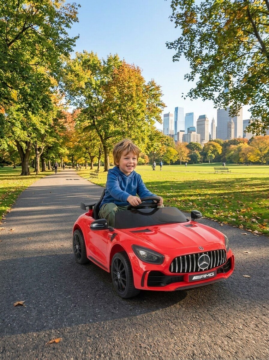 Электромобиль TOMMY Mercedes Amg GT MB-7 С пультом ДУ - фото 2