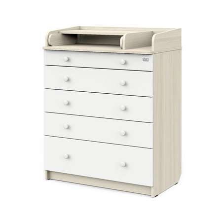 Комод пеленальный Aton Maks ясень севилья-белый софт