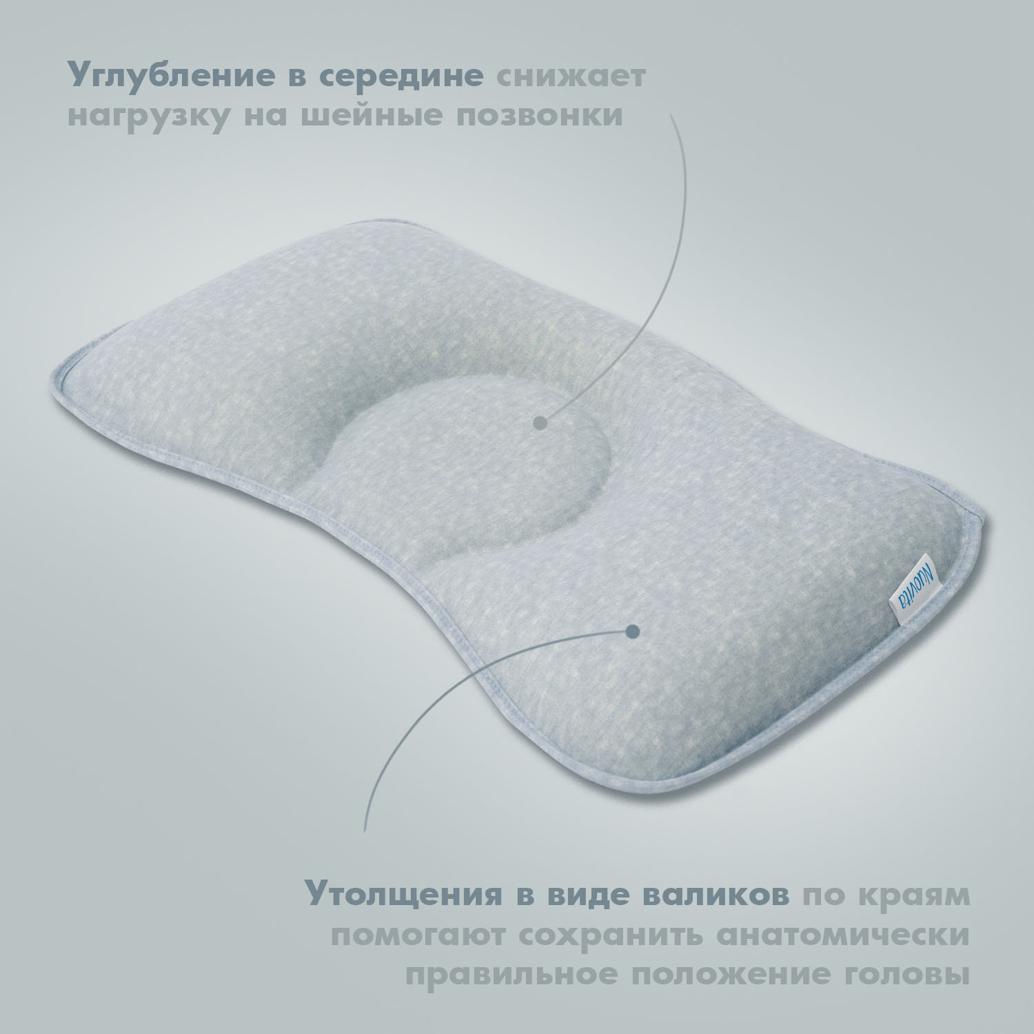 Подушка для новорожденных Nuovita - фото 4