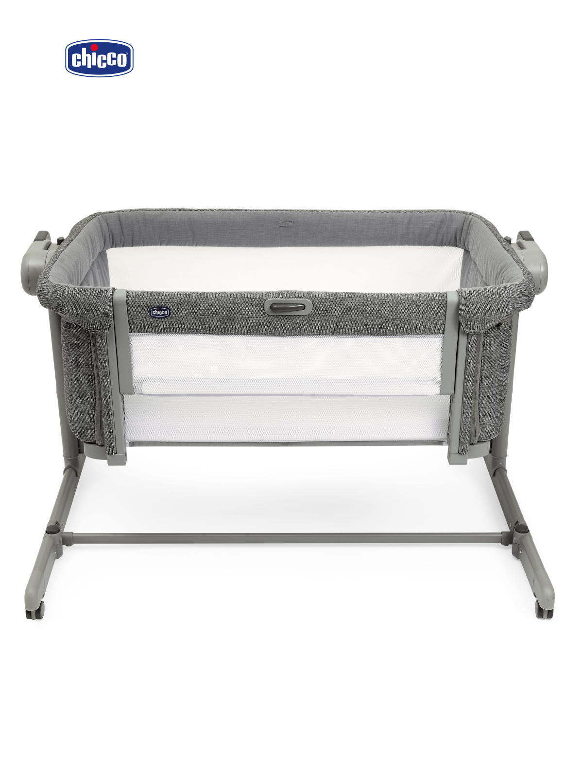 Детская кроватка Chicco Next2Me Magic Evo с рождения до 6 месяцев Dark Grey, без маятника (графит) - фото 19