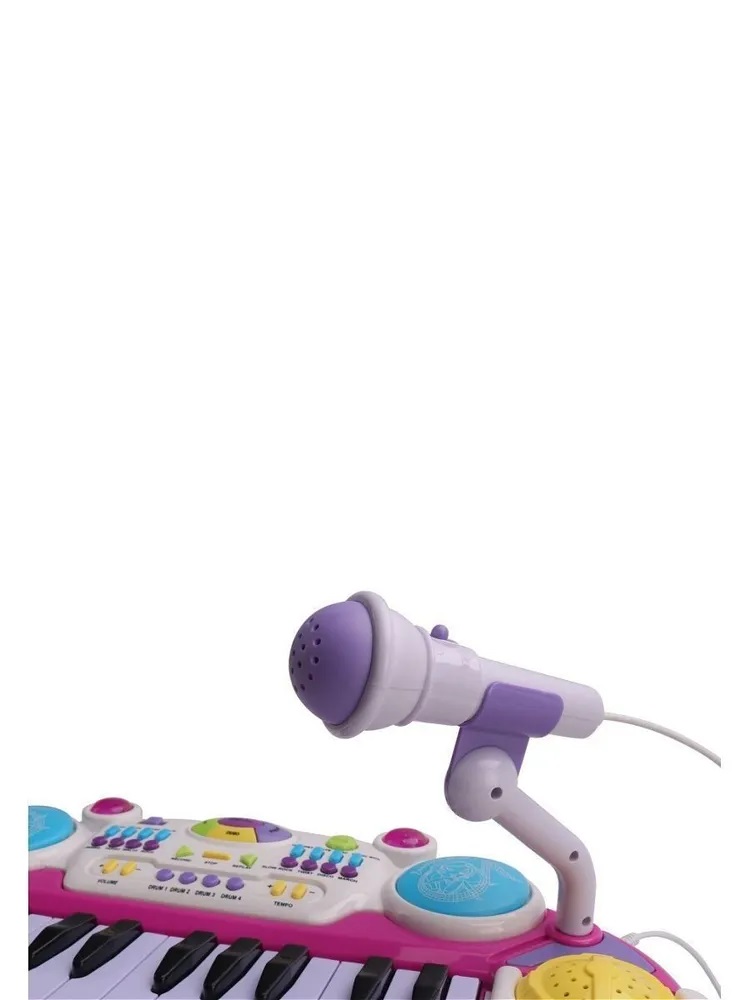 Игрушка музыкальная CASTLELADY Напольный со стульчиком синтезатор - фото 11