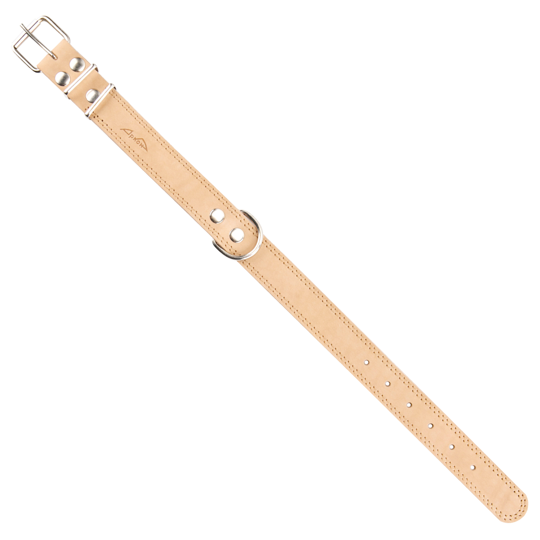 Ошейник для собак Arkon 46-60*3.5см Бежевый - фото 1