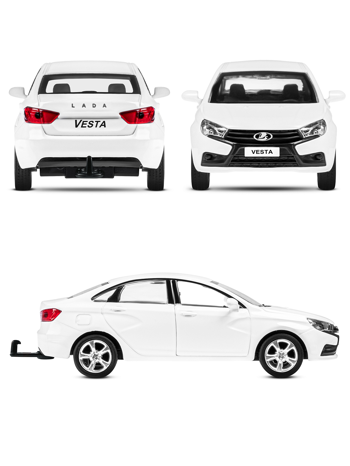 Автомобиль АВТОпанорама LADA Vesta 1:43 JB1251624 - фото 8