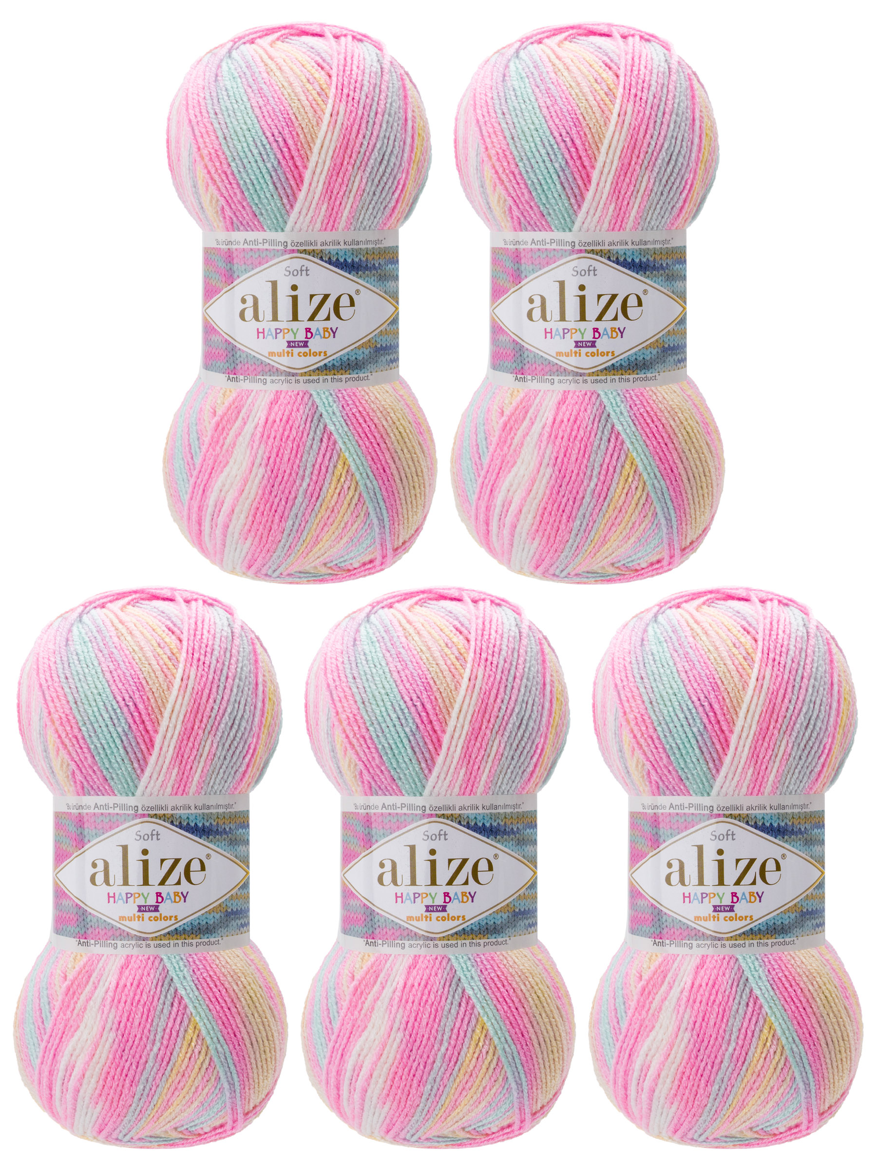 Пряжа для вязания Детская Alize 100г 320м 5шт - фото 6
