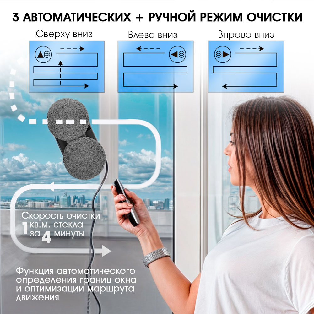 Робот-мойщик окон ENDEVER Skyclean-100 - фото 4