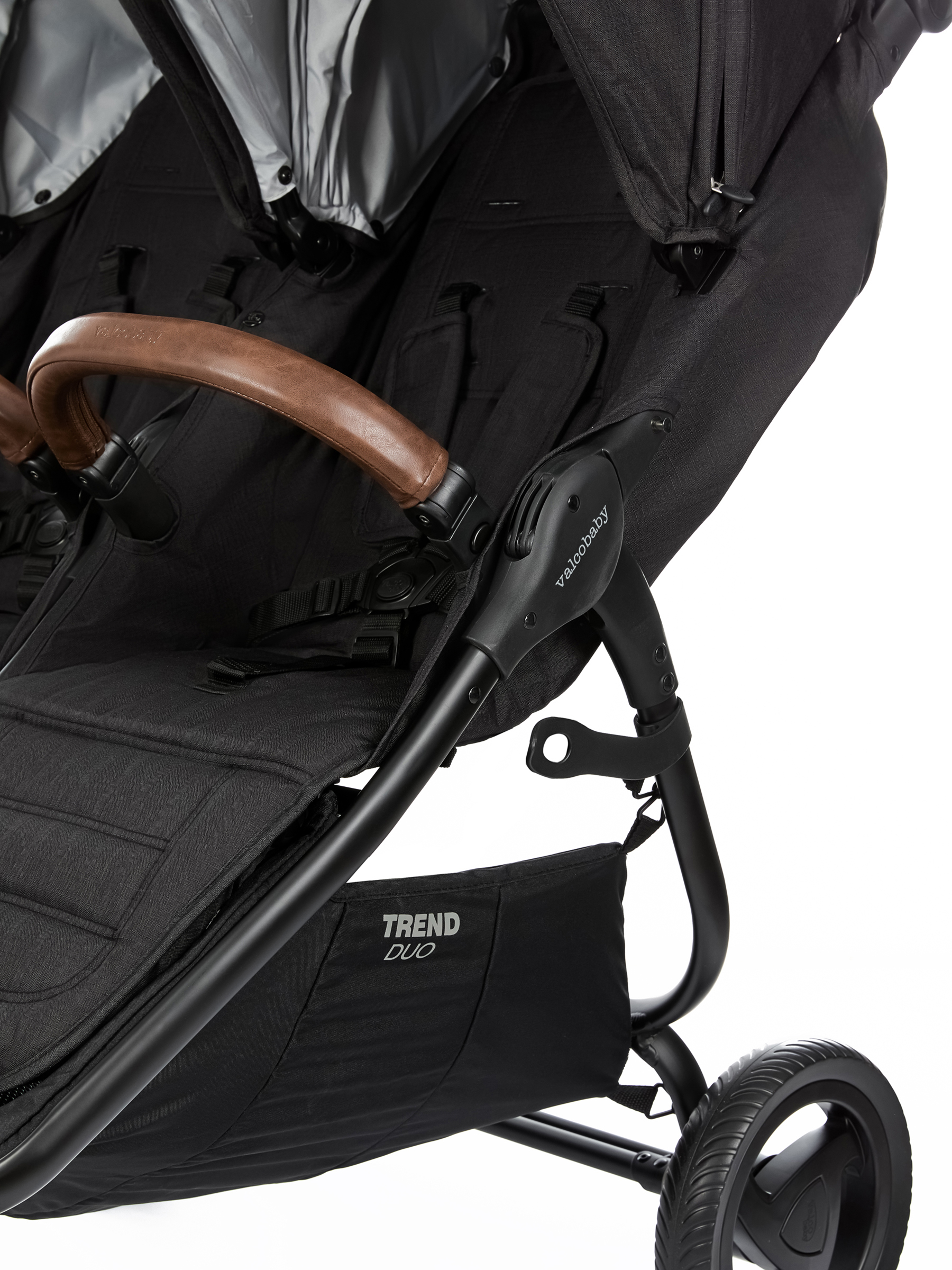 Коляска прогулочная для двойни Valco baby Snap Duo Trend / Night черный - фото 19