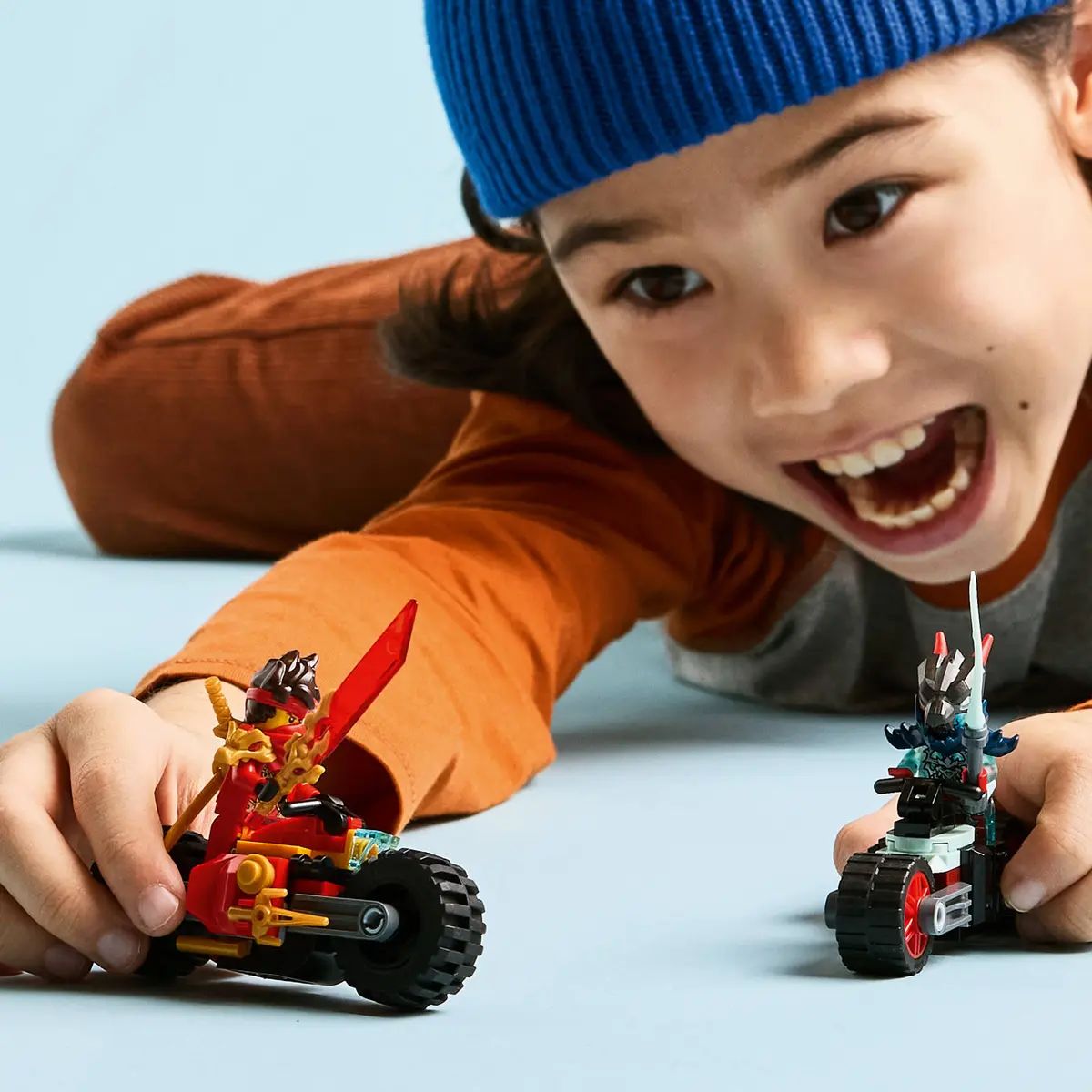 Конструктор LEGO NINJAGO Гонка Кая на мотоцикле 79 дет. - фото 6
