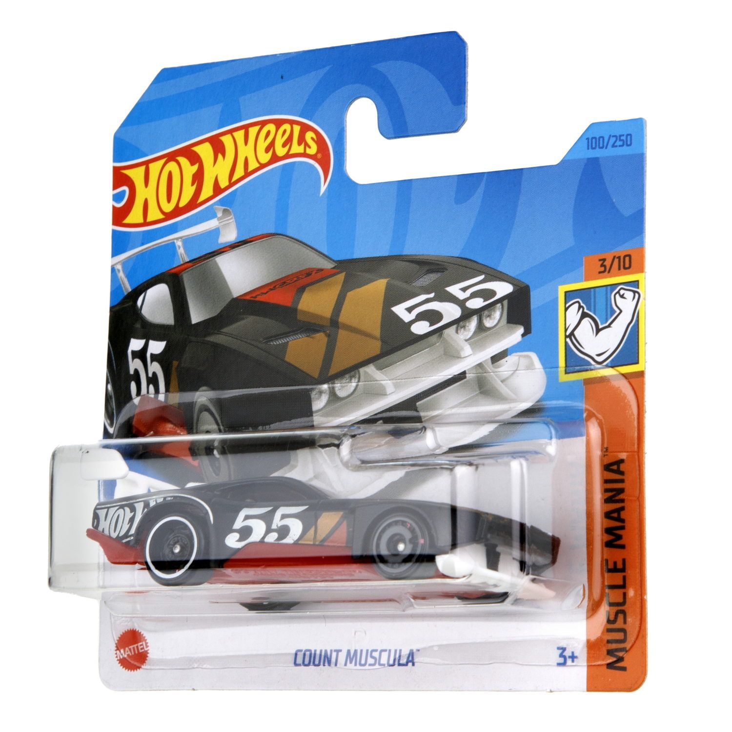 Автомобиль Hot Wheels Count Muscula 1:64 60612 - фото 8