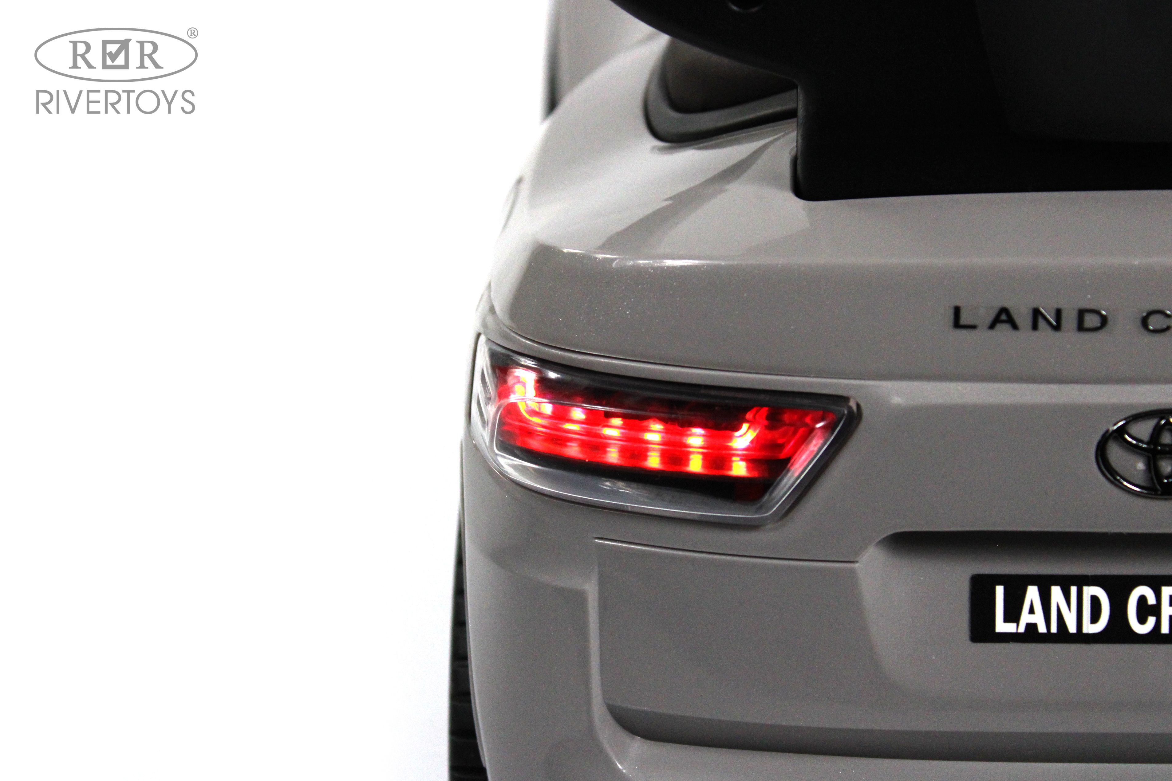 Каталка RIVERTOYS Z002ZZ-C-GREY серый - фото 7