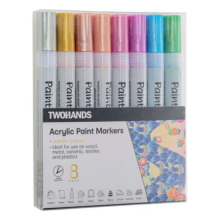 Маркеры TWOHANDS 8 цв.