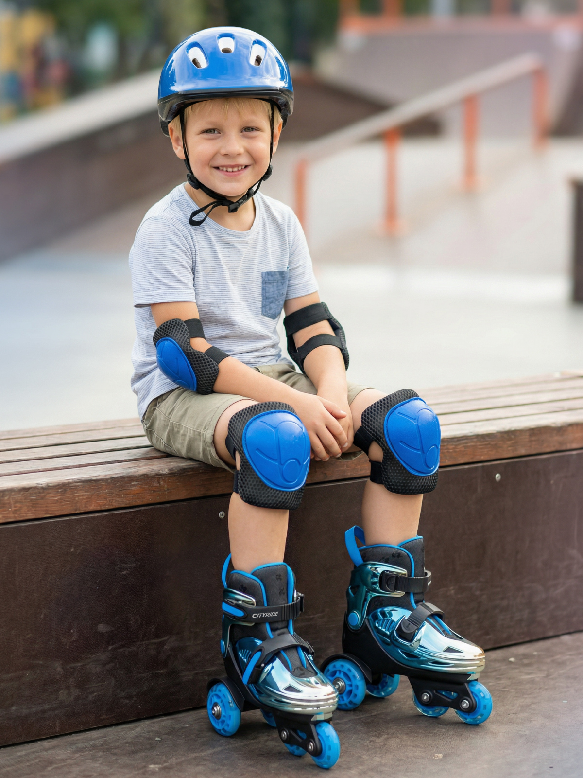 Роликовые коньки CITYRIDE S 31-34 - фото 7