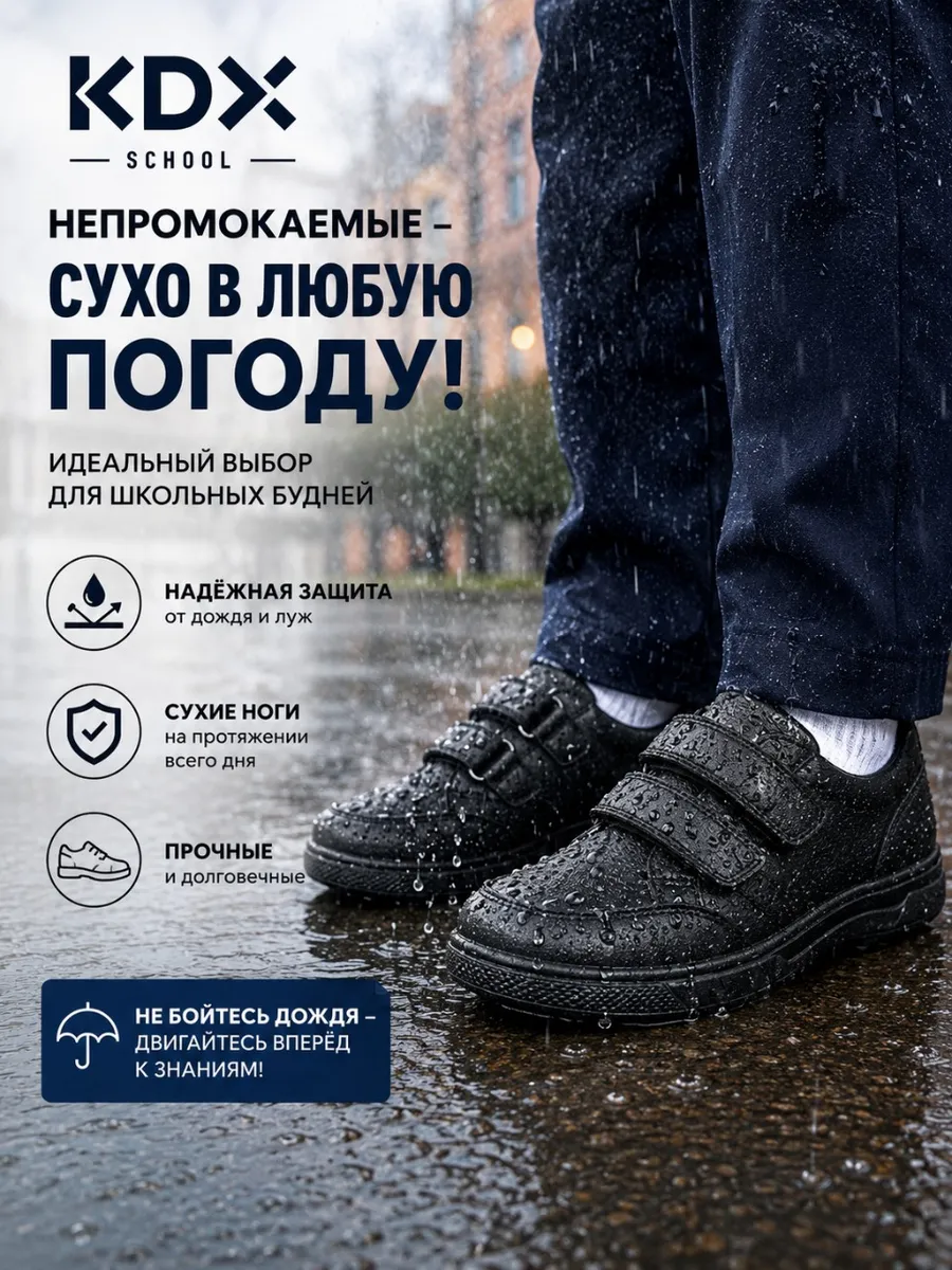 Полуботинки KDX MUSC-23 black - фото 6