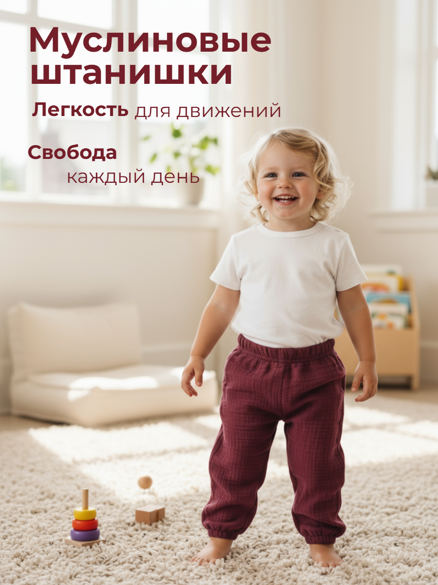 Брюки КВАРК лук 2044747539551 - фото 3