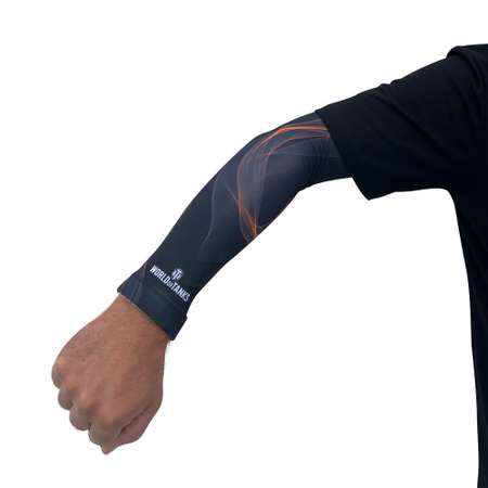 Геймерский рукав World of Tanks Flame Black/Orange - L