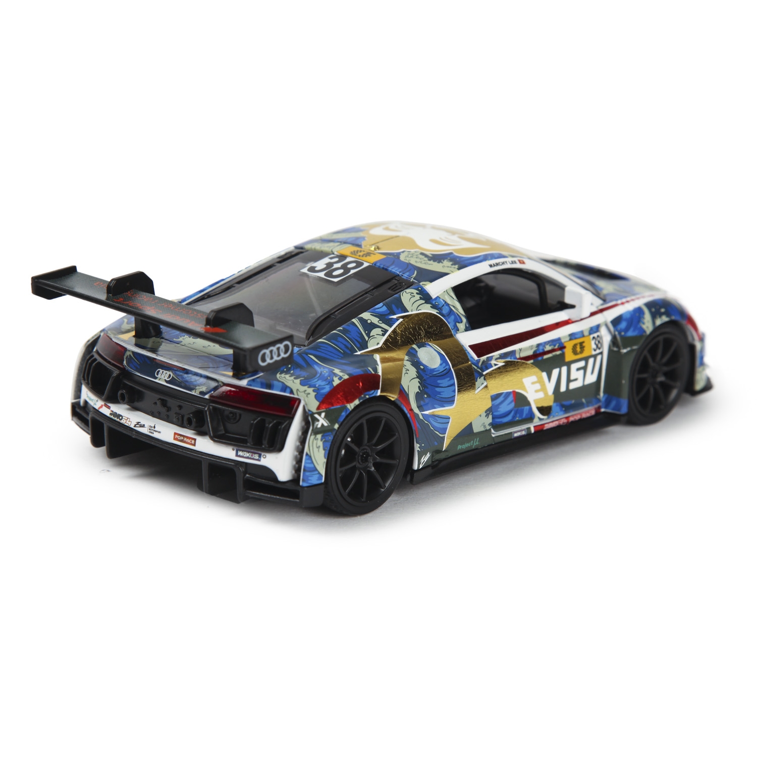 Автомобиль Mobicaro Audi R8 LMS 2015 Gold dragon 1:32 664992(O) - фото 4