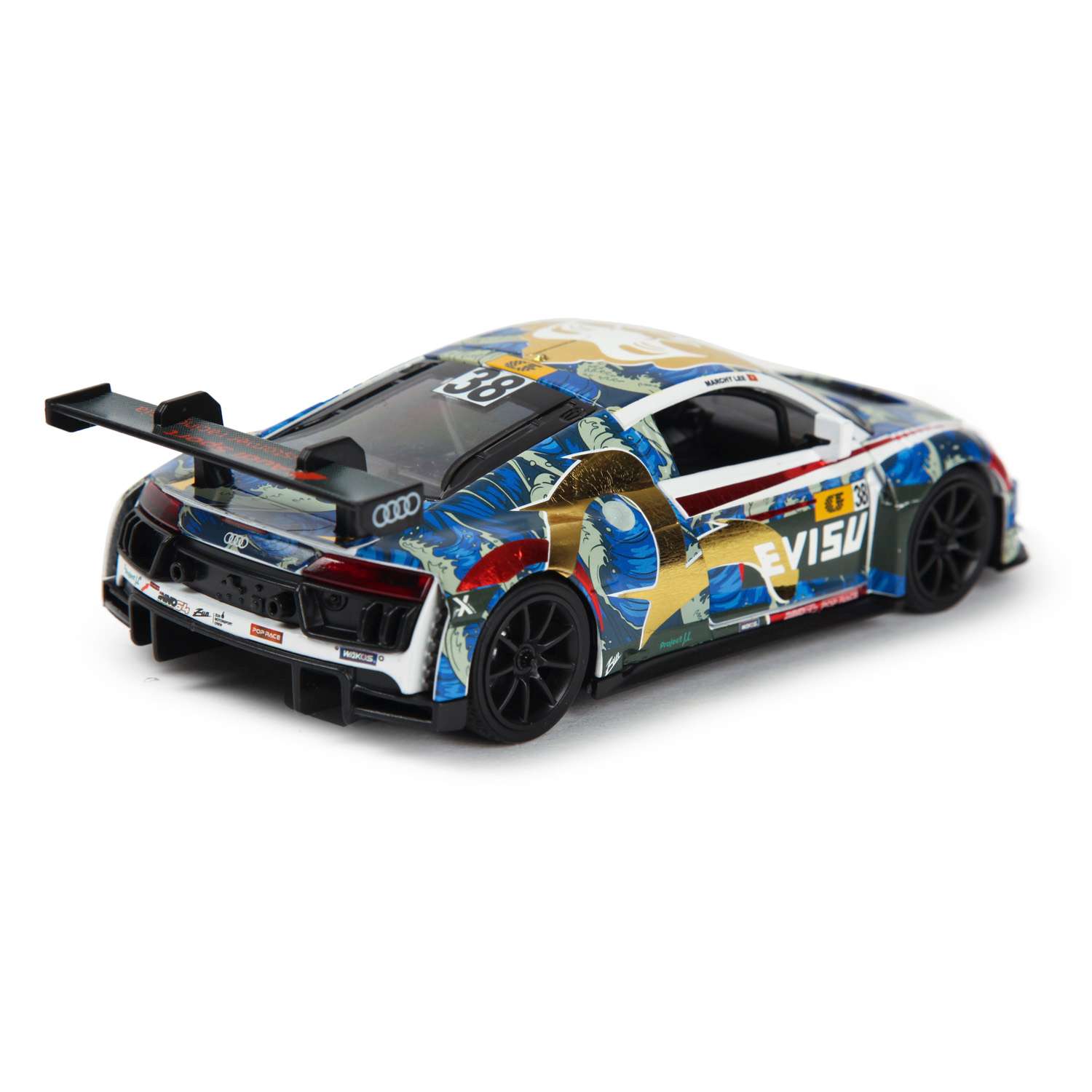 Автомобиль Mobicaro Audi R8 LMS 2015 Gold dragon 1:32 664992(O) - фото 4