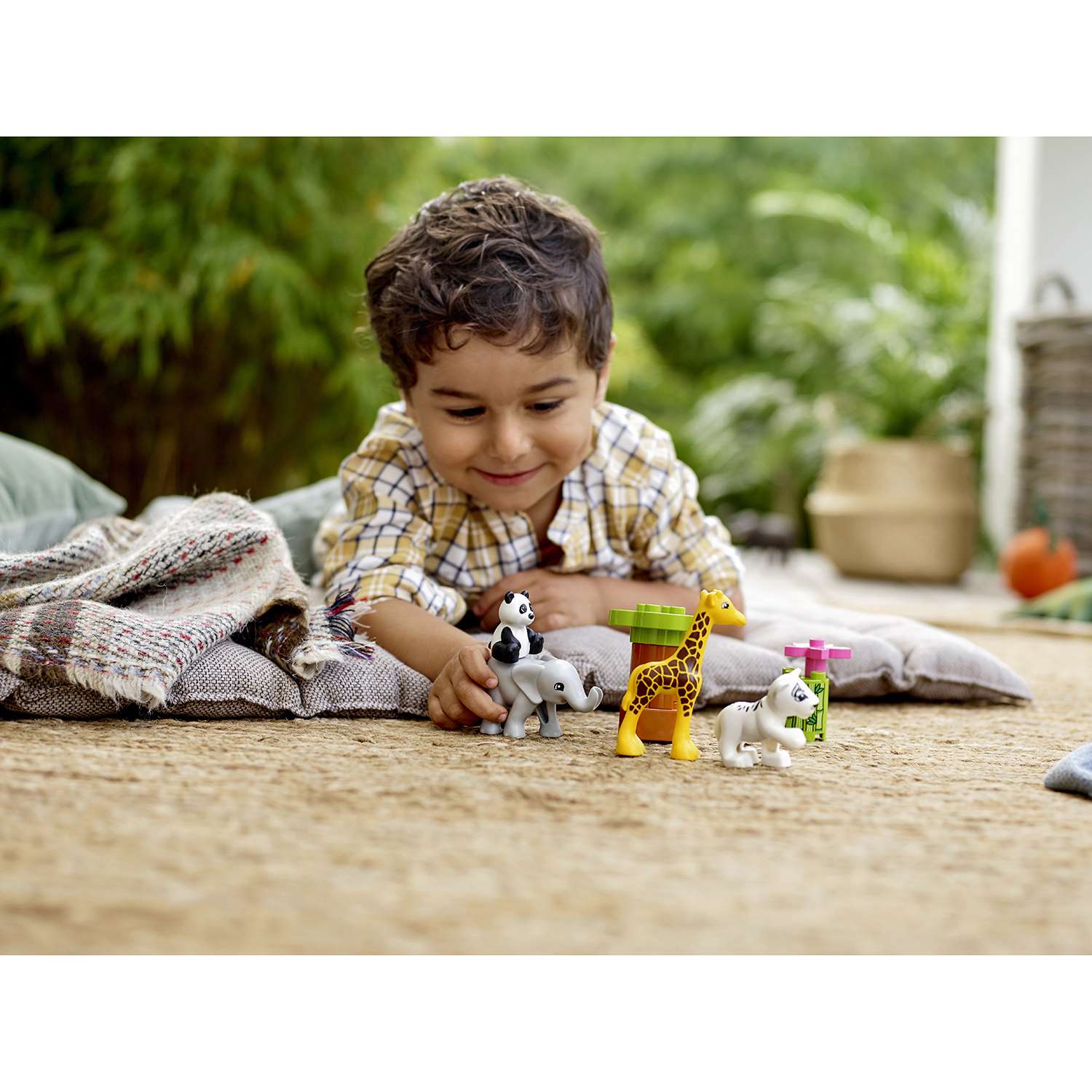 Конструктор LEGO DUPLO Детишки животных блочный - фото 4