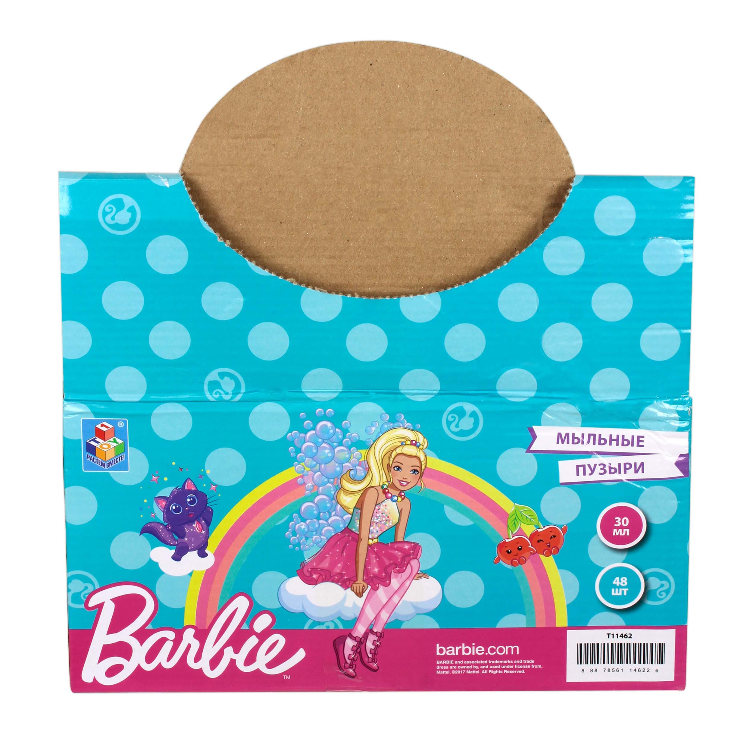 Мыльные пузыри 1TOY Barbie 30мл - фото 7