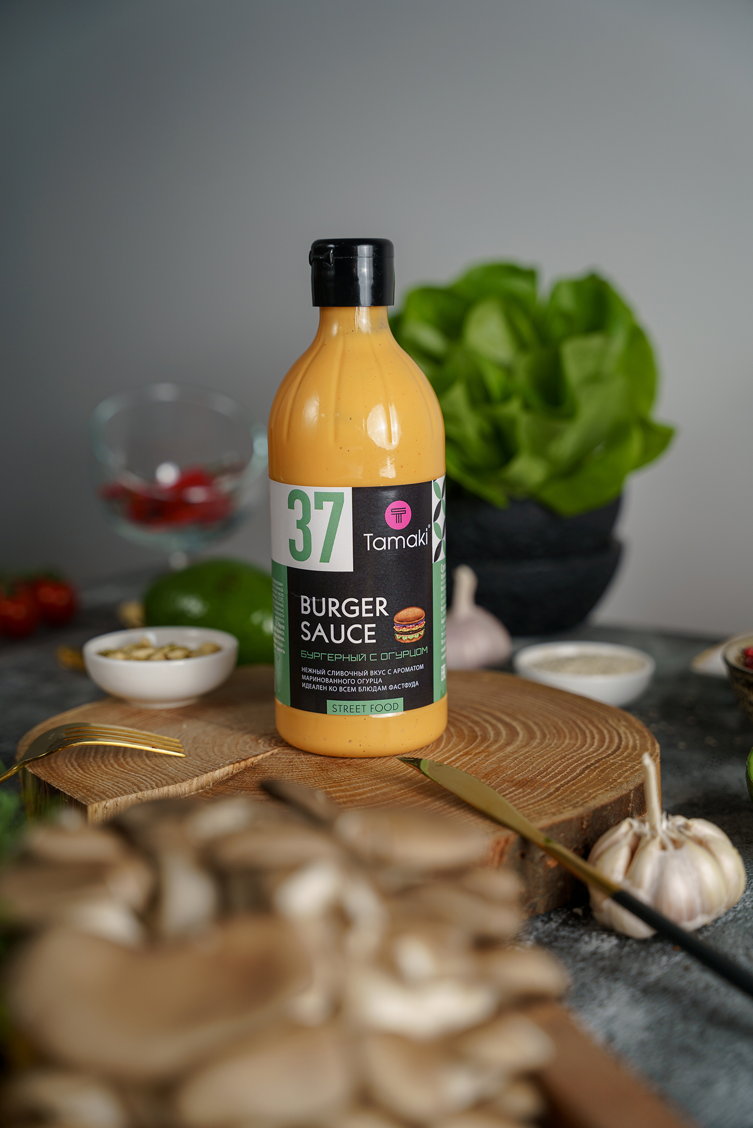 Соус Tamaki Для бургеров со вкусом огурца 470 мл - фото 3