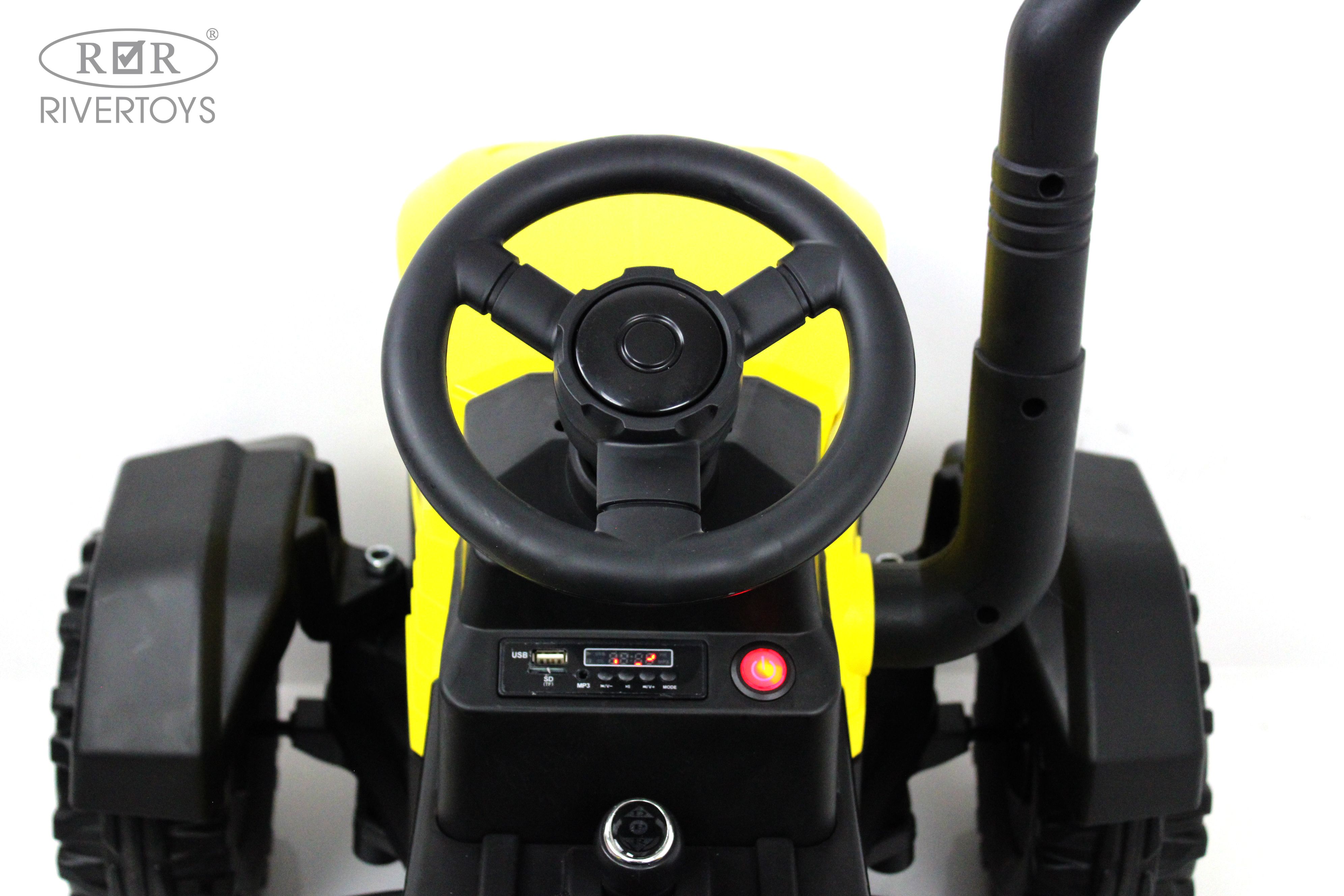 Электромобиль RIVERTOYS O555OO-YELLOW С пультом ДУ - фото 8