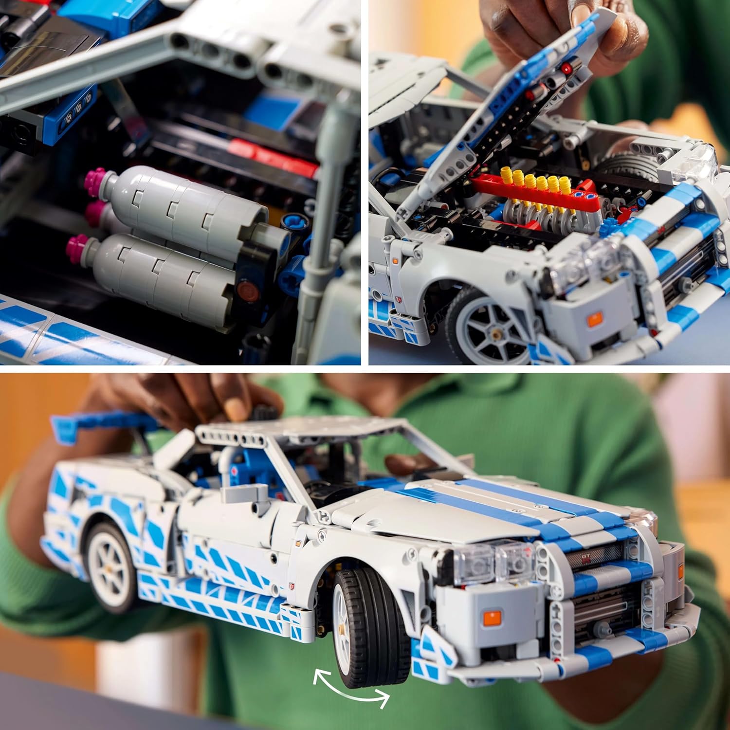 Конструктор LEGO Technic Nissan Skyline GT-R 1410 дет. - фото 7