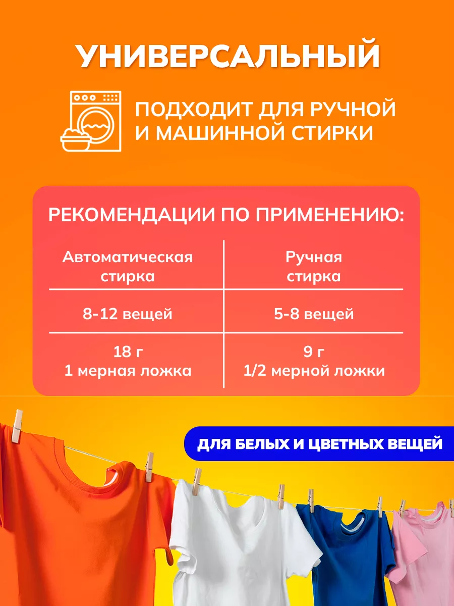 Стиральный порошок Liby концентрированный 0.9 кг - фото 6
