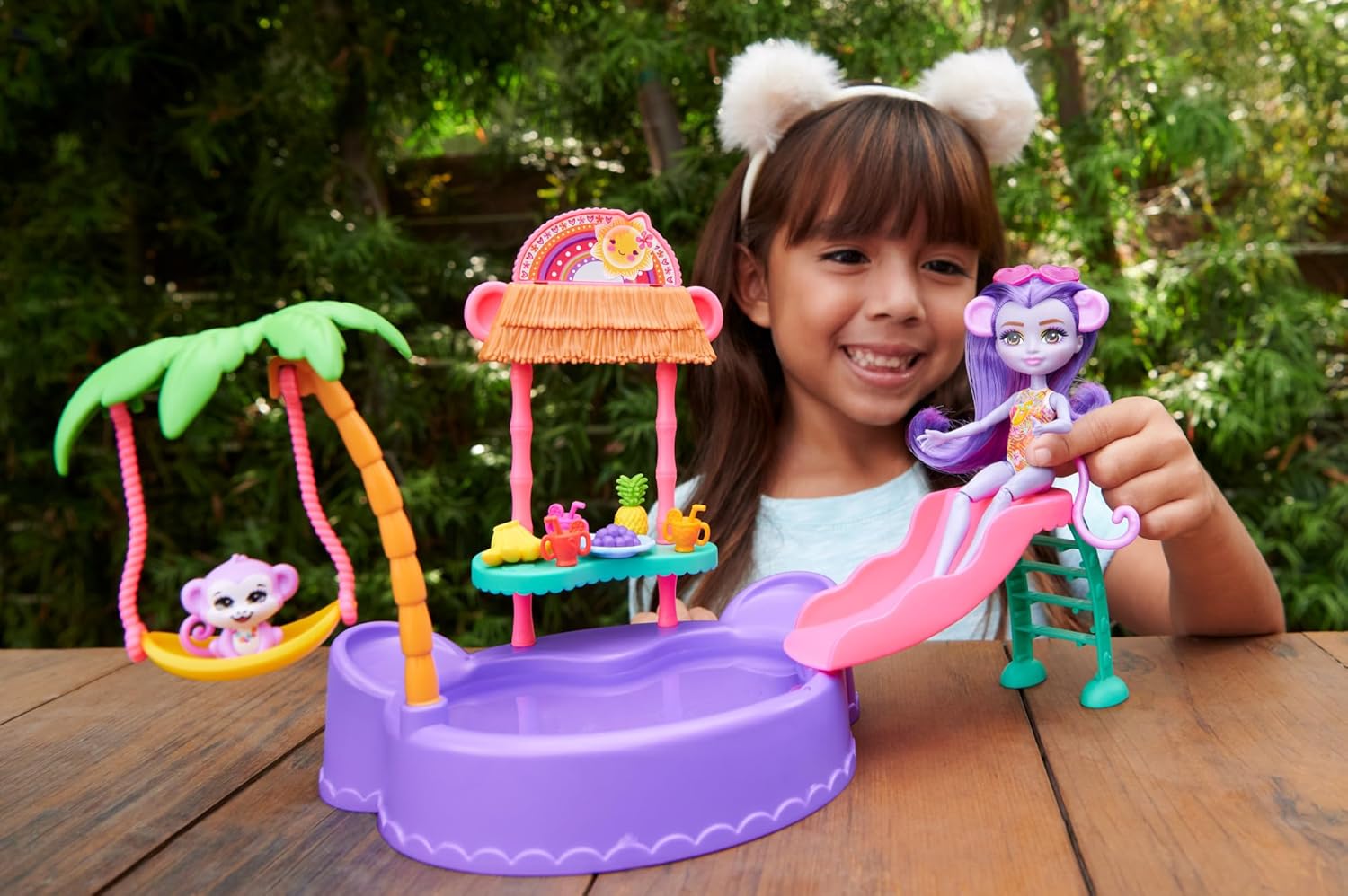 Кукла мини Enchantimals Тропический бассейн HTW73 - фото 5