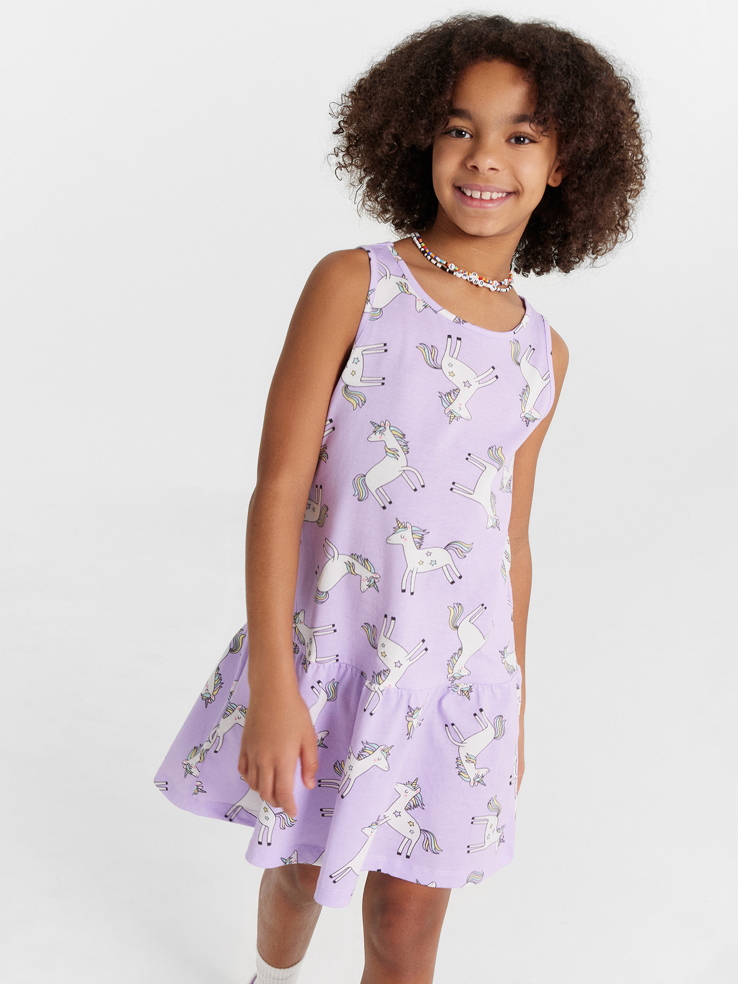 Платье Mark Formelle (Марк Формэль) 157820/единороги на сиреневом - фото 1