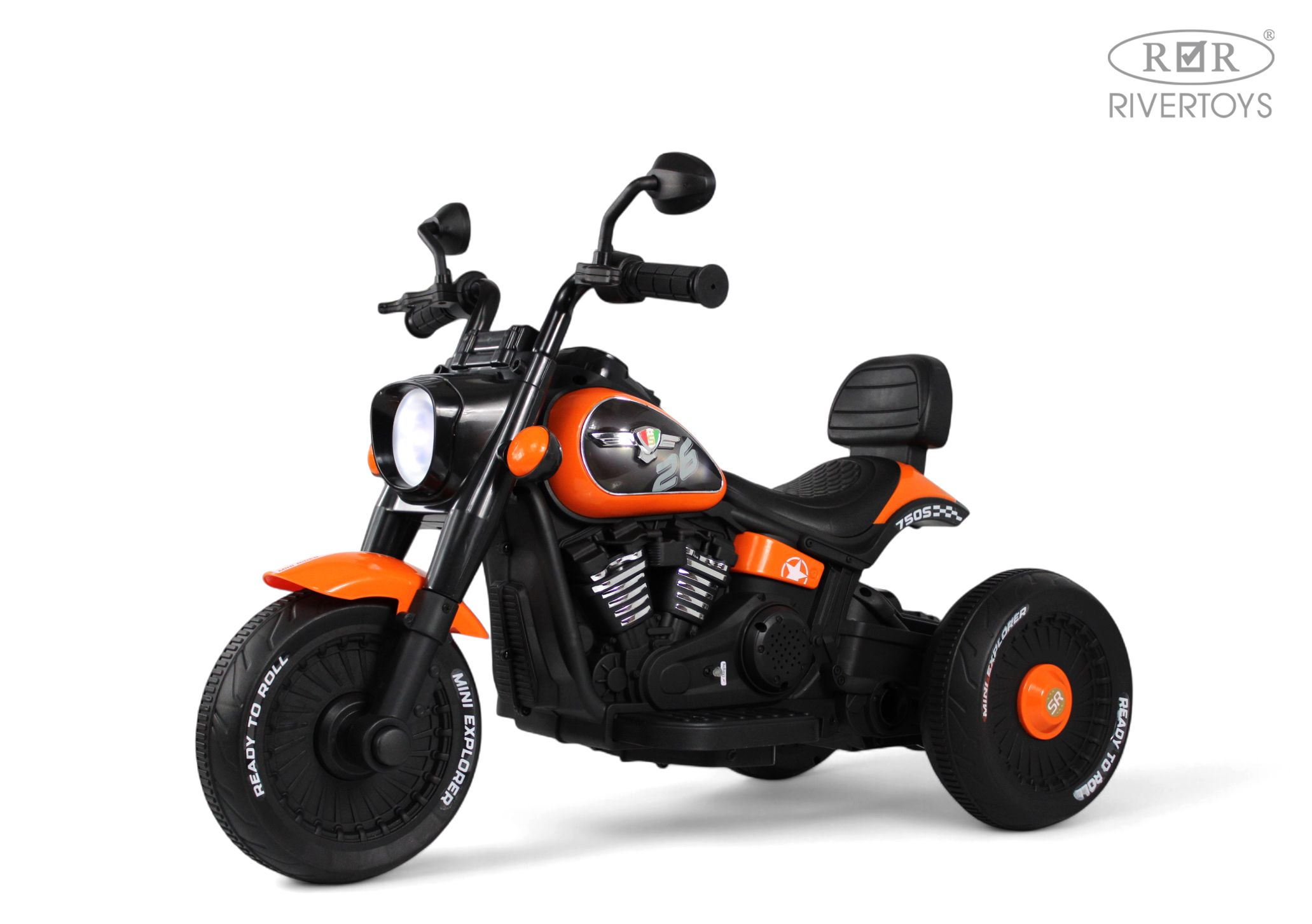 Электромобиль RIVERTOYS G500GG-ORANGE - фото 16