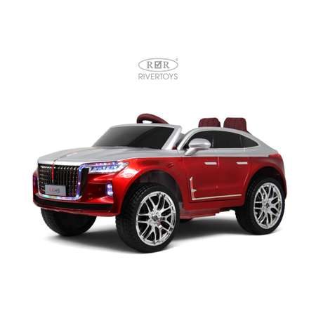 Электромобиль RIVERTOYS E003EE-RED-GLANEC С пультом ДУ