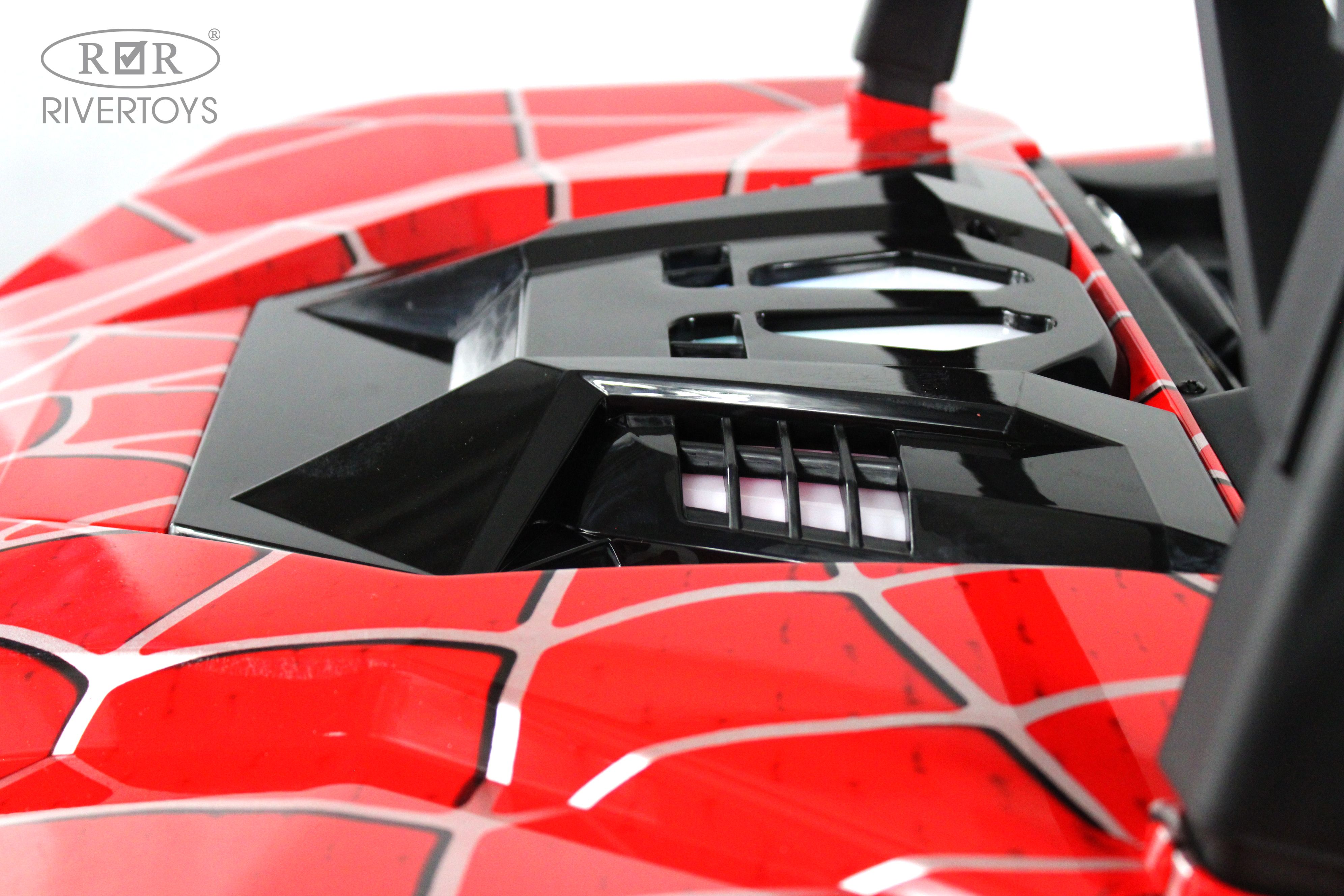 Электромобиль RIVERTOYS A707AA-LUX-NEW-RED-SPIDER С пультом ДУ - фото 12
