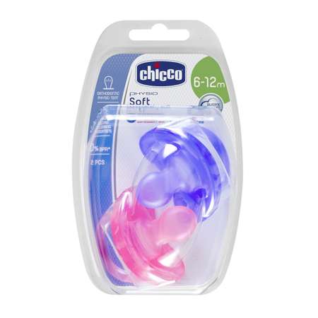 Пустышка Chicco от 6 мес. 2 шт.